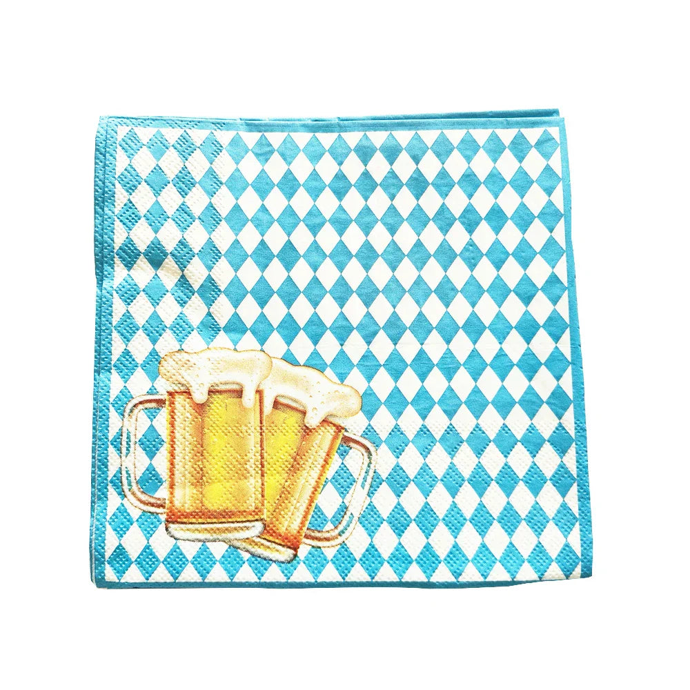 Jednorázová party servisní sada v designu Oktoberfest – ProstPaket Oktoberfest 2025