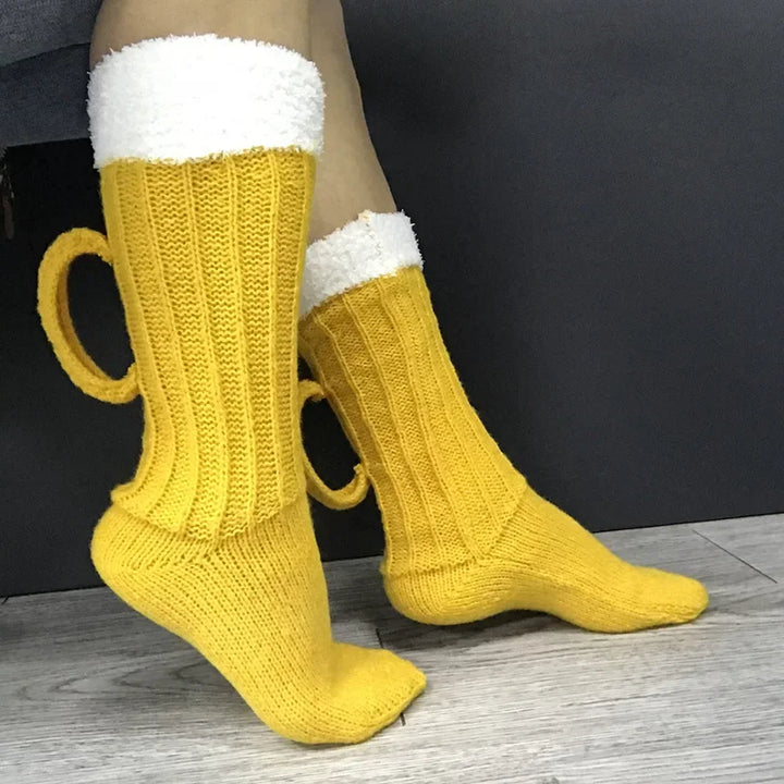 Unisex ponožky s motivem pivního půllitru – SchaumSocken Oktoberfest 2025