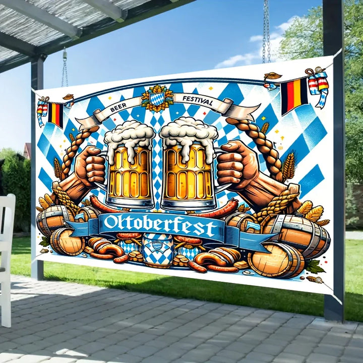 Banner ve stylu Oktoberfestu – Na zdraví. Banner Oktoberfest 2026