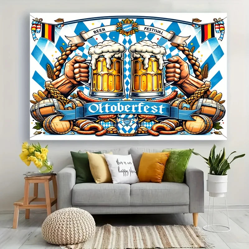 Banner ve stylu Oktoberfestu – Na zdraví. Banner Oktoberfest 2026