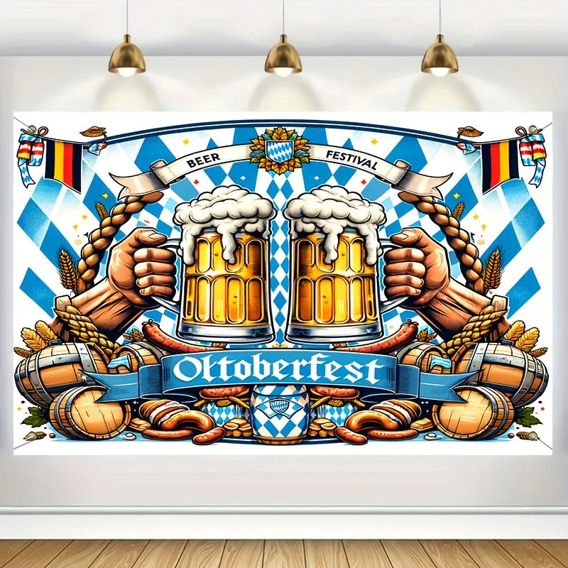Banner ve stylu Oktoberfestu – Na zdraví. Banner Oktoberfest 2026