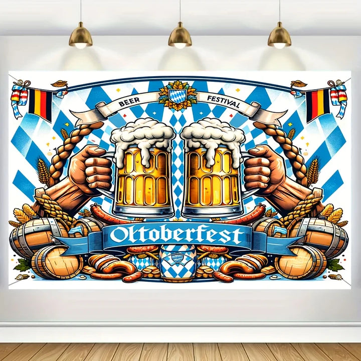 Banner ve stylu Oktoberfestu – Na zdraví. Banner Oktoberfest 2026