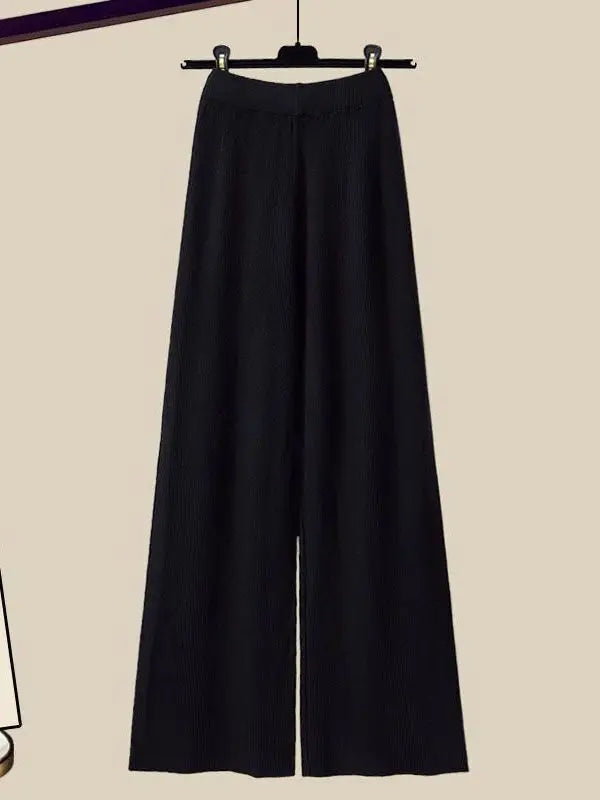 Třídílná dámská zimní souprava s pleteným svetrem – Marisa