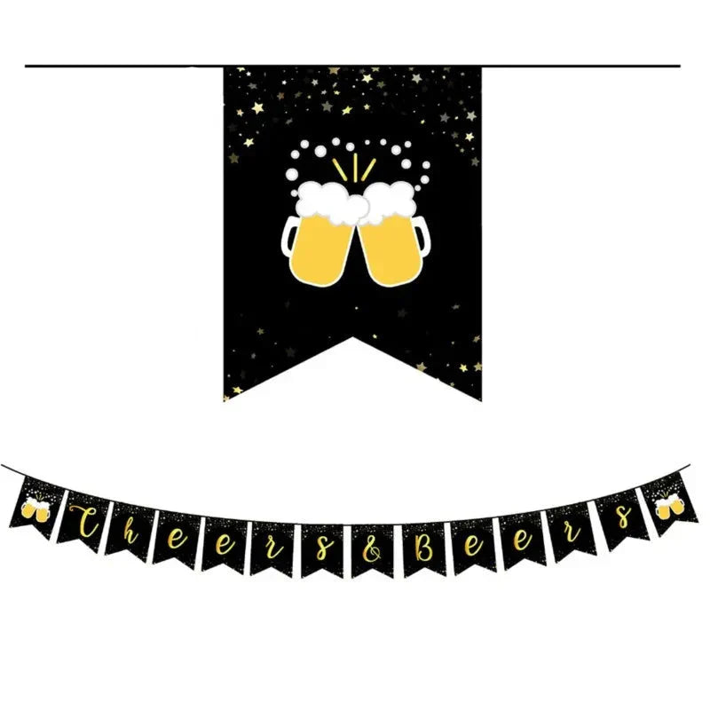 Jednorázová párty talířová souprava "Cheers & Beers" (pro 16 hostů) – CheersSet Oktoberfest 2026