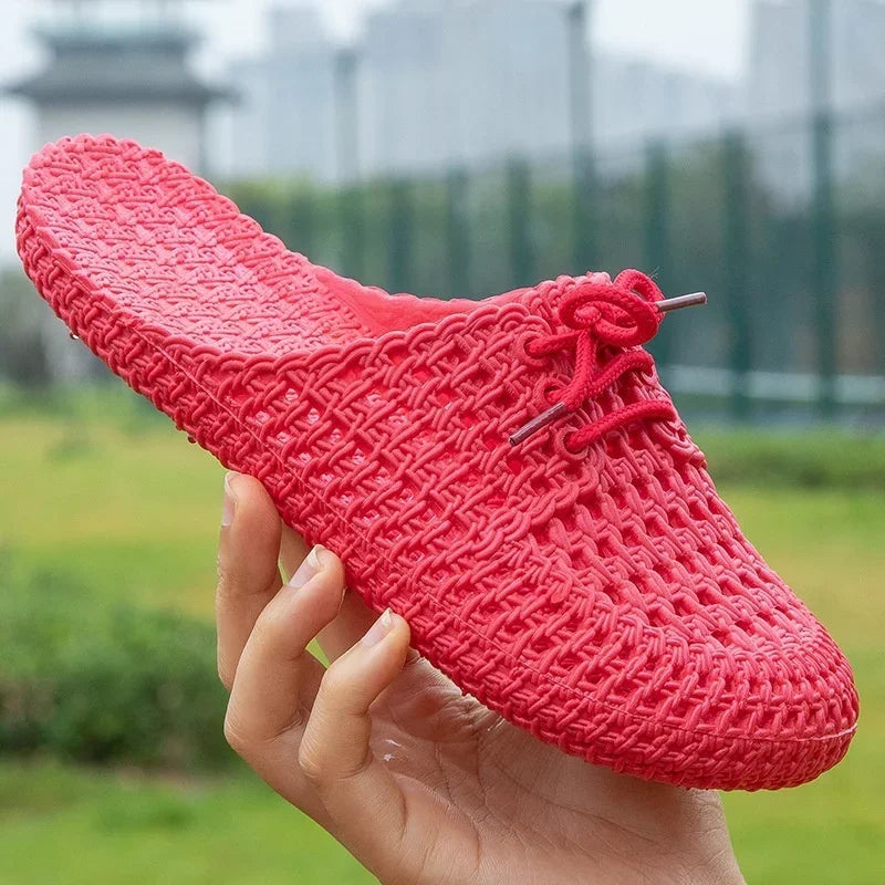 Vzdušné dámské outdoorové loafers s otevřenou špičkou – Linaya