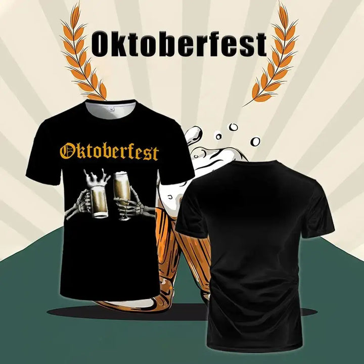 Tričko s motivem kostry – ProstGeist Oktoberfest 2026