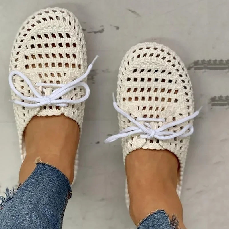 Vzdušné dámské outdoorové loafers s otevřenou špičkou – Linaya