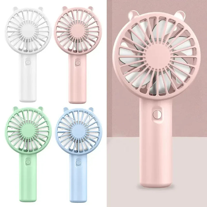 Přenosný USB dobíjecí mini ruční ventilátor – Veyra (1+1 ZDARMA)