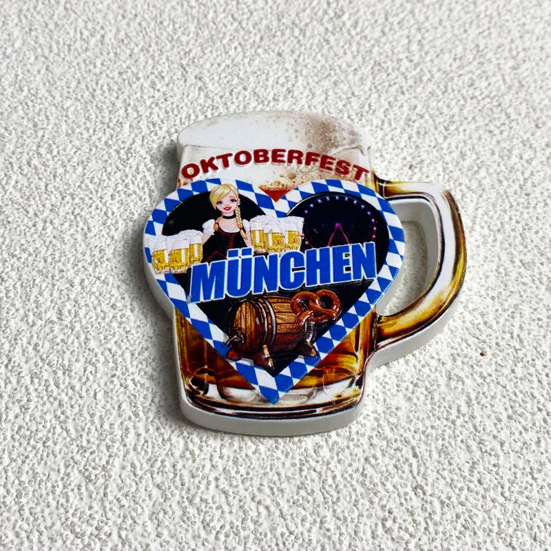 Chladicí magnet „Mnichov 3D“ – BayernMagnet (1+1 Zdarma) Oktoberfest 2025