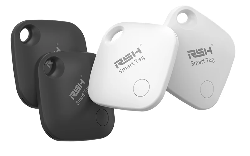 4 kusy chytrých GPS sledovacích štítků s Google Find Hub pro zařízení Android