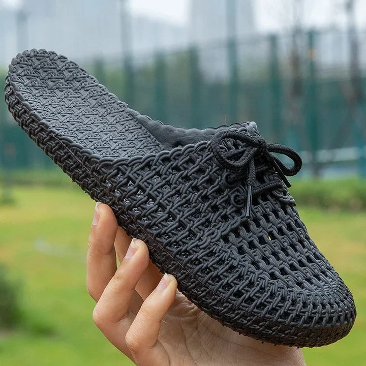 Vzdušné dámské outdoorové loafers s otevřenou špičkou – Linaya