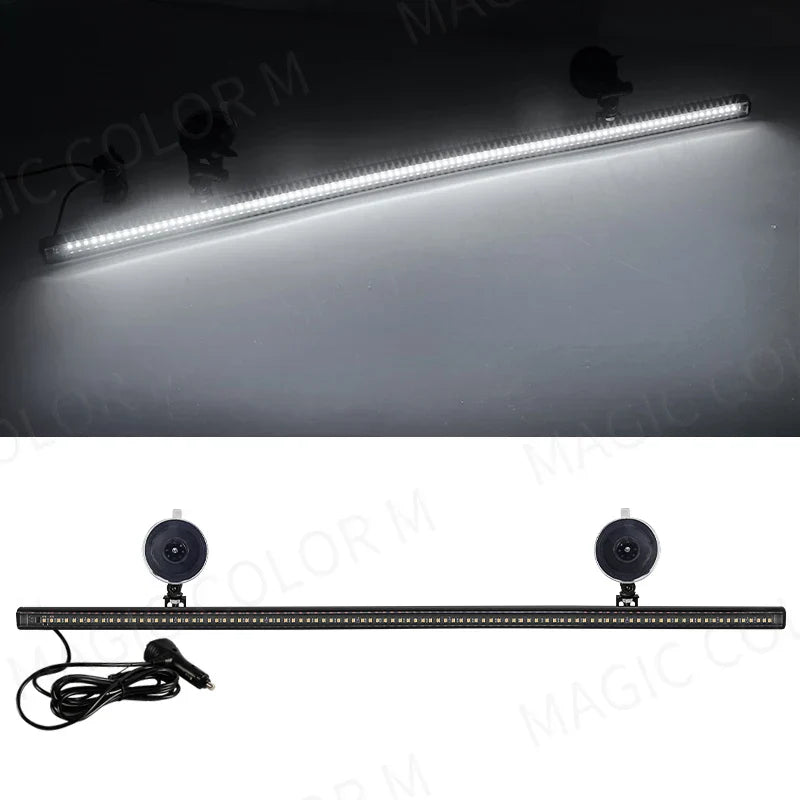 96 LED stroboskopická světelná lišta – Veyra – (výstražné světlo pro automobil)