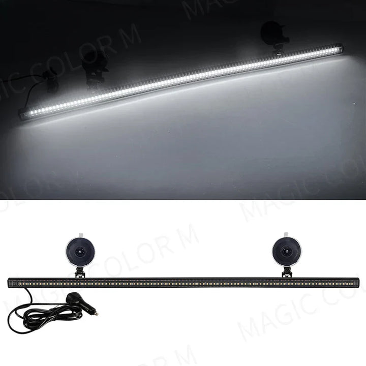96 LED stroboskopická světelná lišta – Veyra – (výstražné světlo pro automobil)