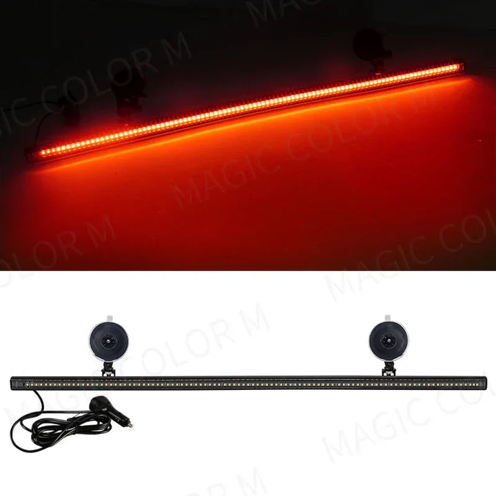 96 LED stroboskopická světelná lišta – Veyra – (výstražné světlo pro automobil)