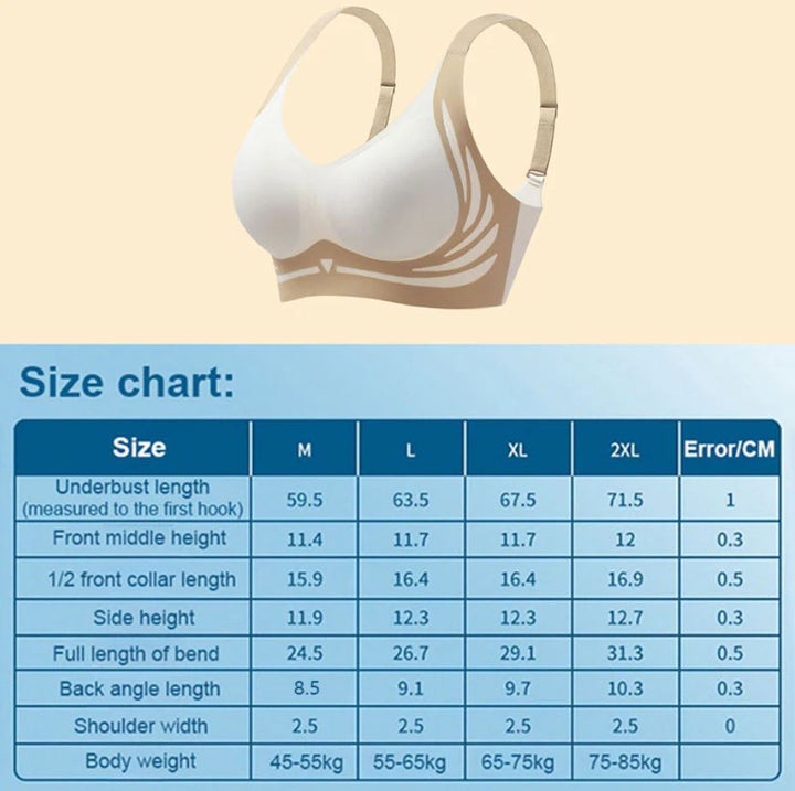 Bezešvá push-up podprsenka s liftingovým efektem – Isabella