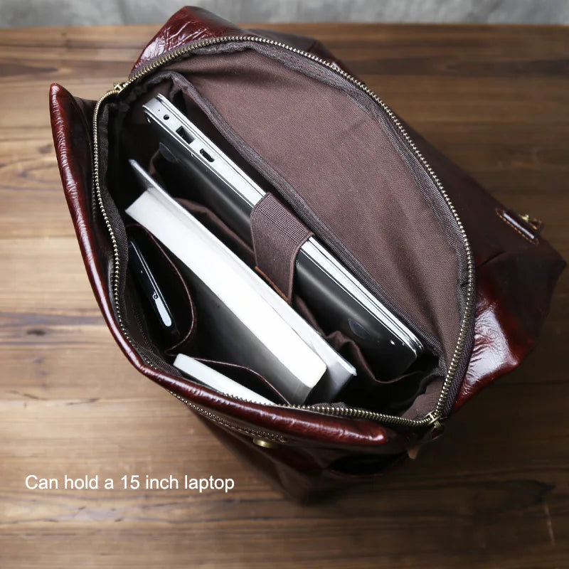 Skórzana Torba Na Laptopa - BackPackPro 