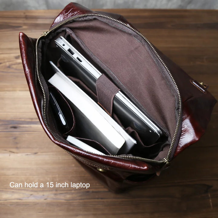 Skórzana Torba Na Laptopa - BackPackPro 