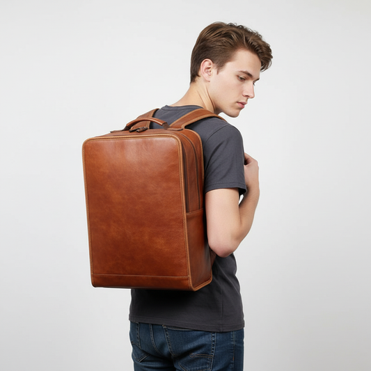 Skórzany Plecak Na Laptopa - LeatherTitan 
