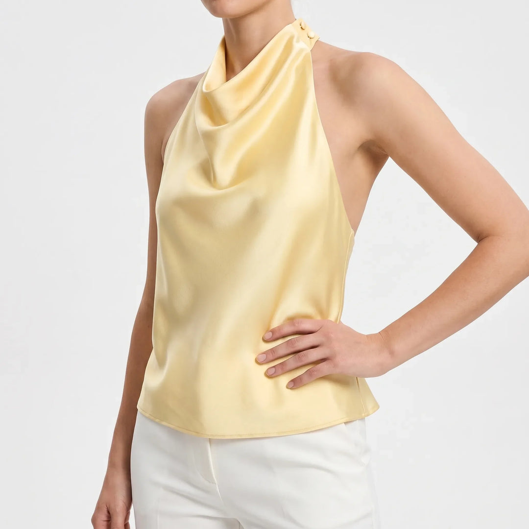 Sleeveless Halter Top -  Sandra
