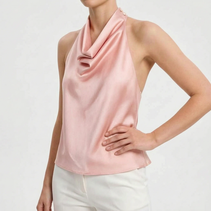 Sleeveless Halter Top -  Sandra