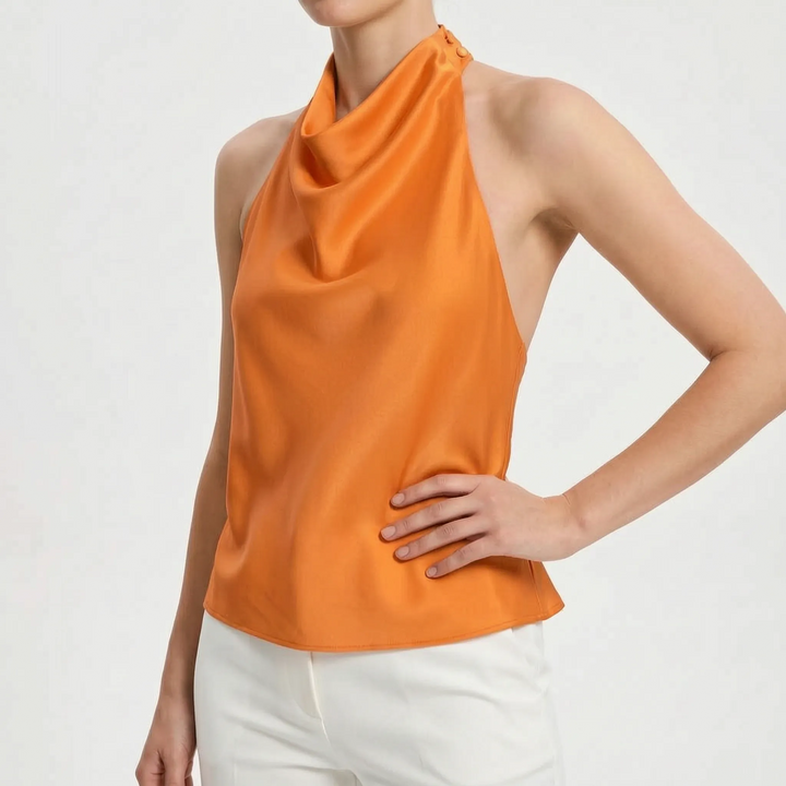 Sleeveless Halter Top -  Sandra