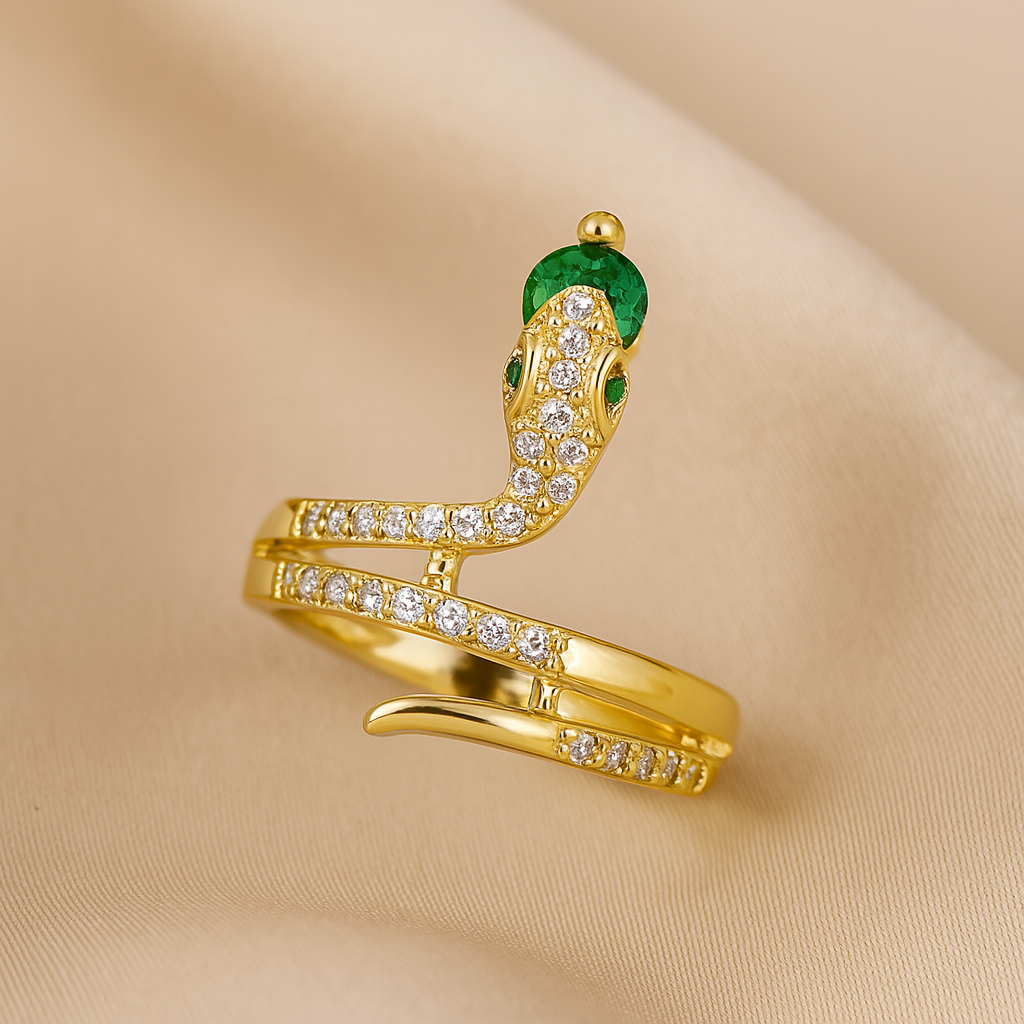 Šťastné | Lucky zirkonové hadí prsteny pro ženy