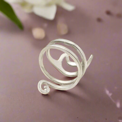 Stříbrný kočičí prsten | Stylový a okouzlující prsten