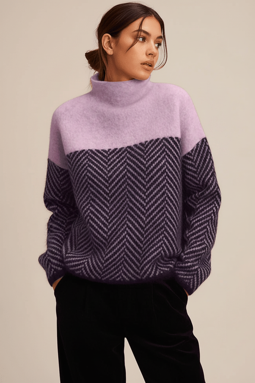 Strickpullover Mit Stehkragen - Felina