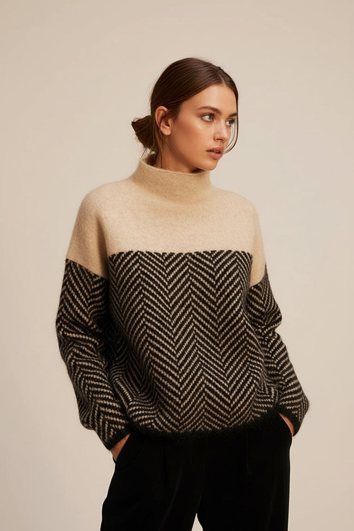 Strickpullover Mit Stehkragen - Felina