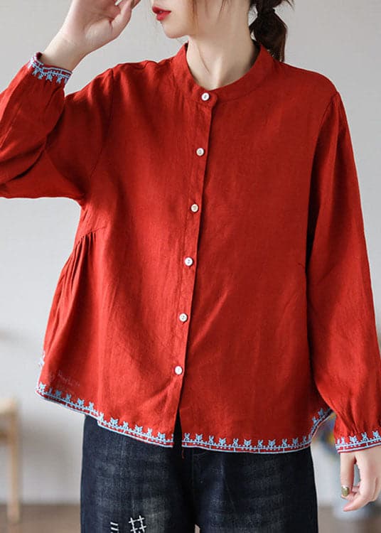 Dámské vyšívané podzimní top – Yara