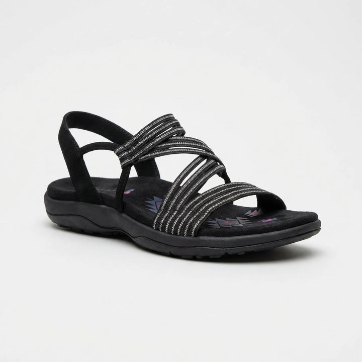 Supportive Strappy Flat Sandal - Elizabeth