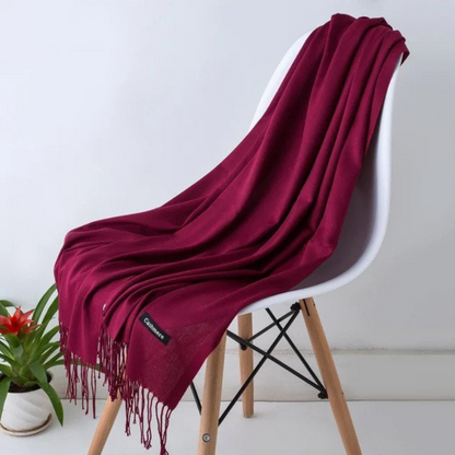 Kašmírový dámský šál dlouhý a měkký – Emilia