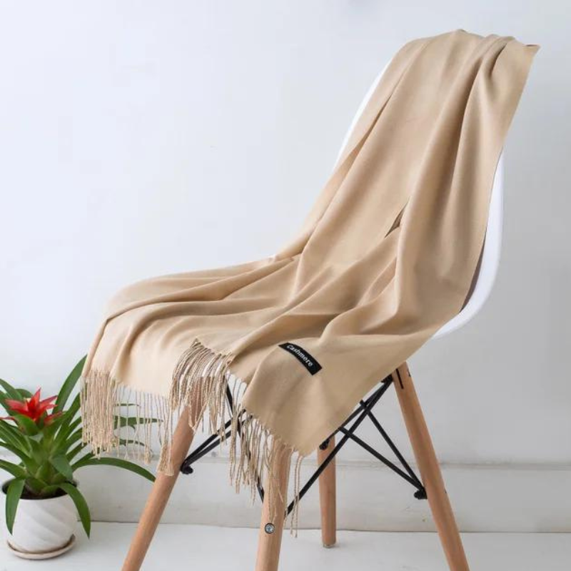 Kašmírový dámský šál dlouhý a měkký – Emilia