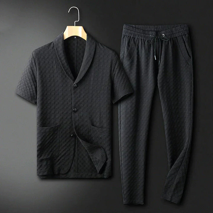 Trendy a pohodlný letní obchodní set pro muže – Timothy