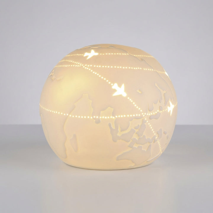 Table Lamp With Globe Motif -  Aerolume