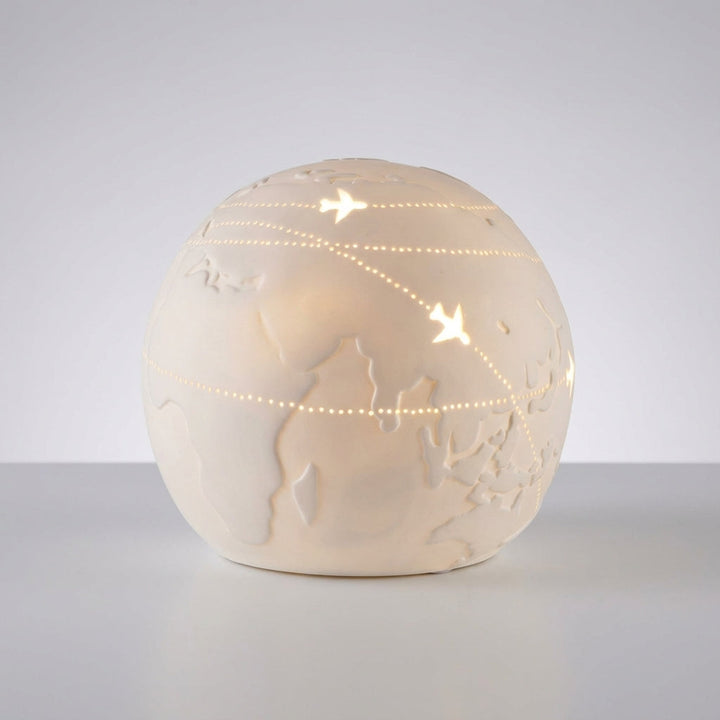 Table Lamp With Globe Motif -  Aerolume