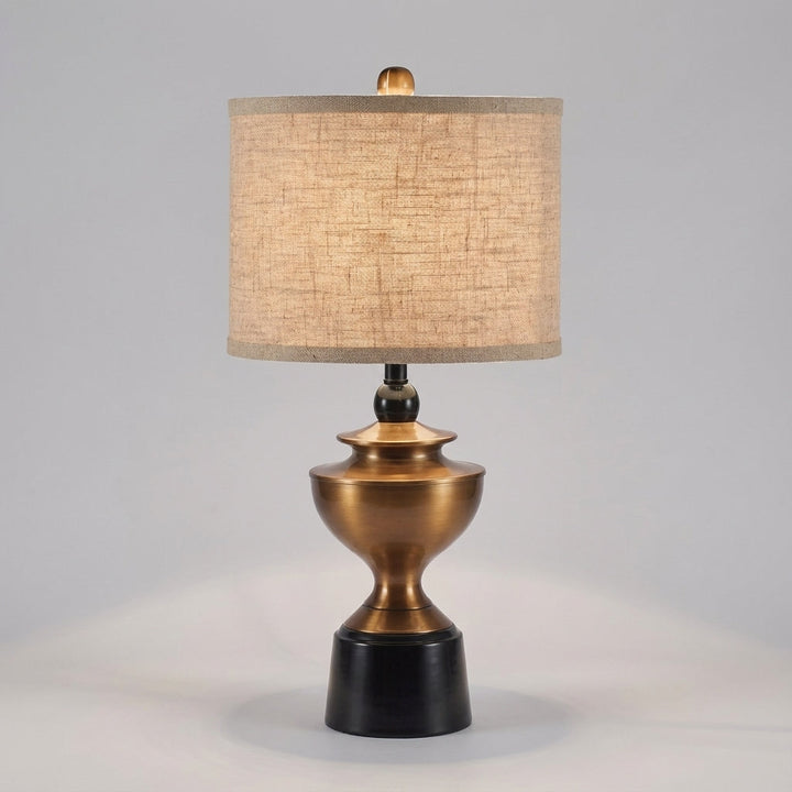 Table Lamp With Warm Shade -  Glenova