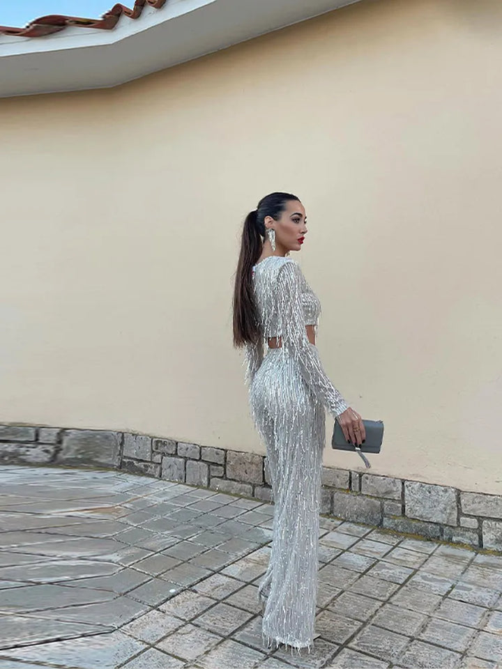 Glamourózní flitrové soupravy pro ženy – Celina