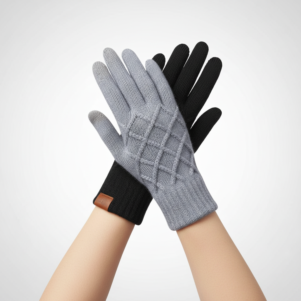 Thermisch Gestrickte Innenfutterhandschuhe - FleeceKnit