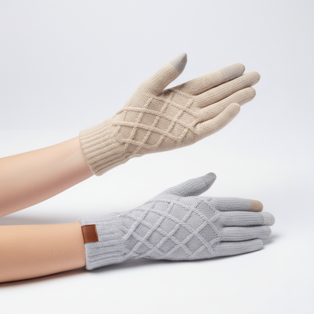 Thermisch Gestrickte Innenfutterhandschuhe - FleeceKnit