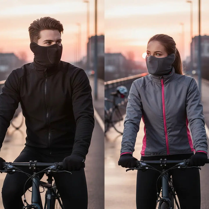 Termální krční maska, tvářová maska z fleecu - ThermaShield