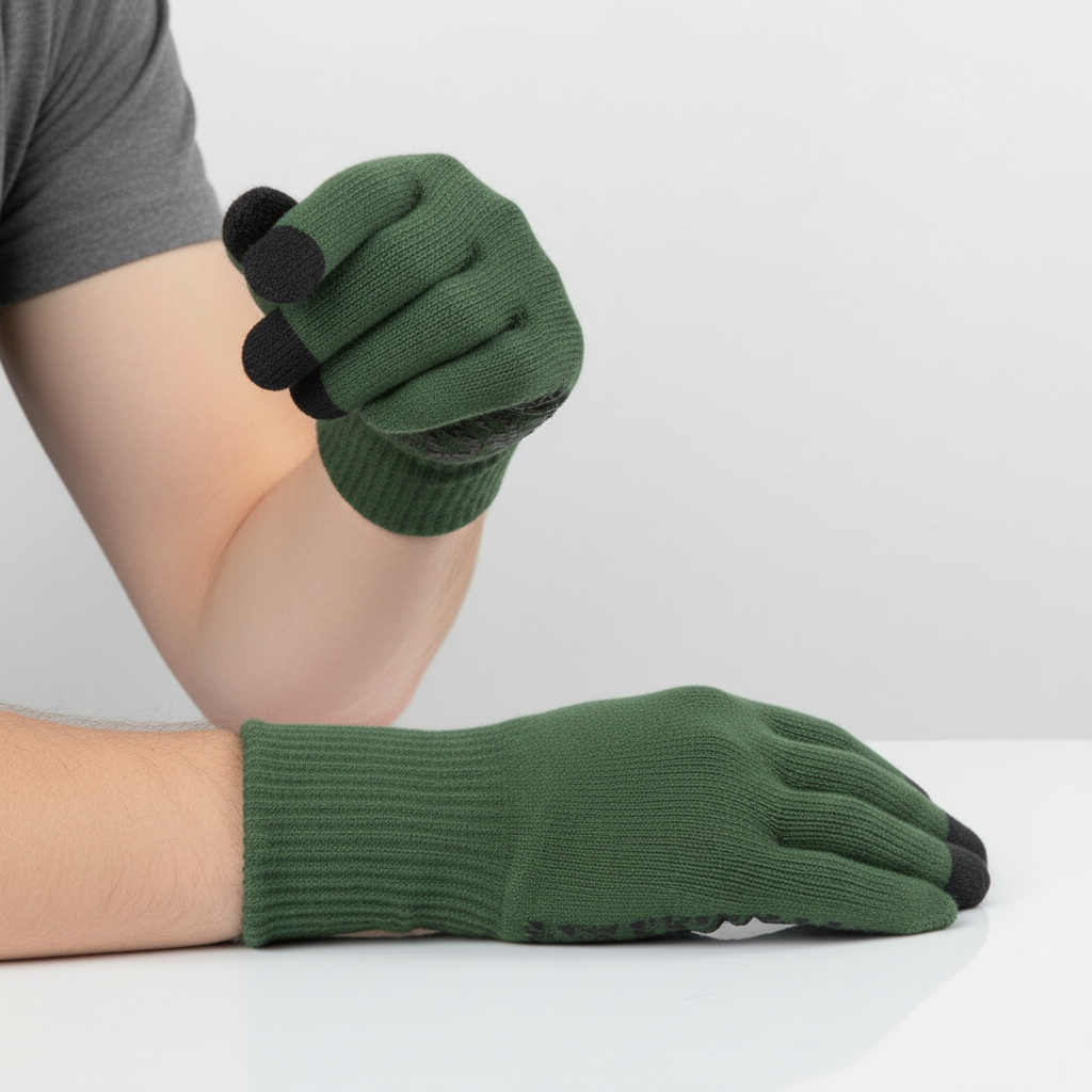 Thermische Gestrickte Handschuhe - CozyConnect