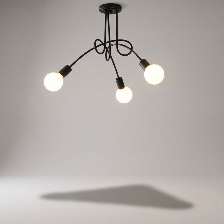 Three Arm Chandelier Fixture -  Asterlyn