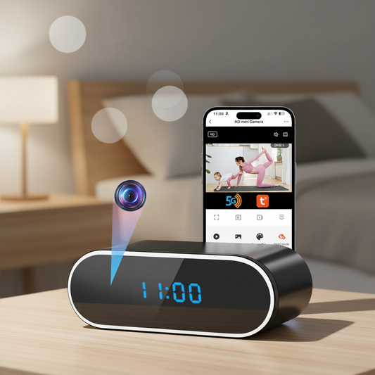 Tischuhr Design Überwachungskamera - ZenCam