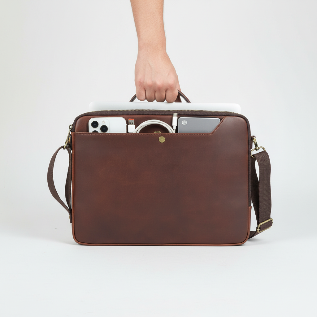 Torba Na Laptop Z Prawdziwego Skóry - LeatherMate 