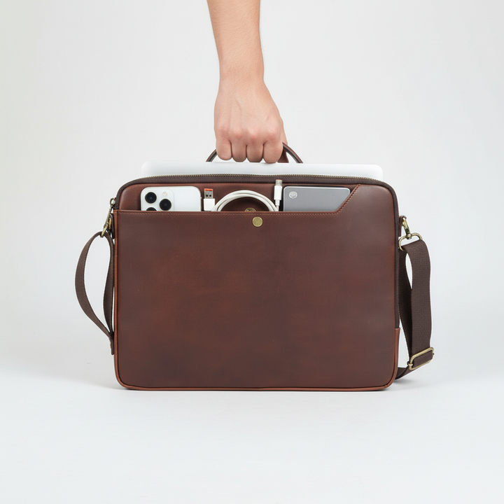 Torba Na Laptop Z Prawdziwego Skóry - LeatherMate 