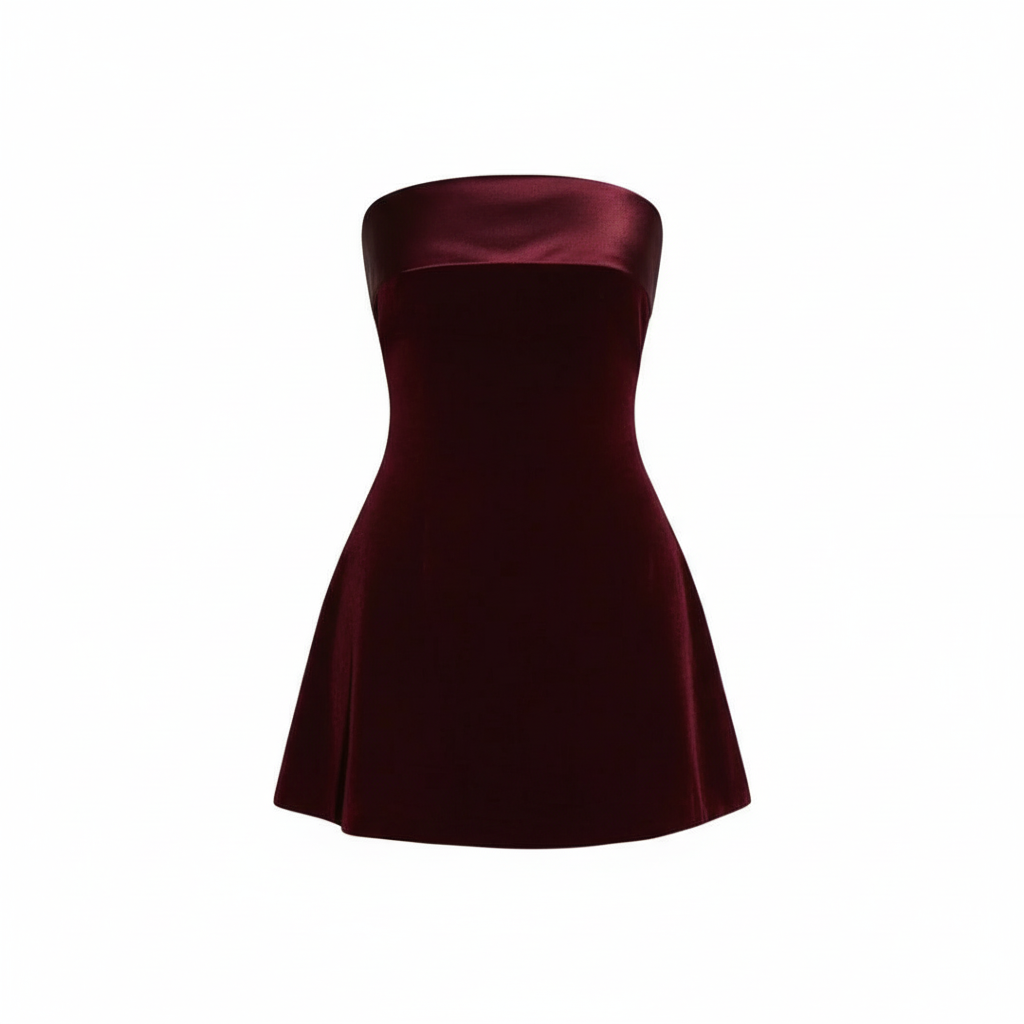 Trendiges Abendkleid - Satinova 