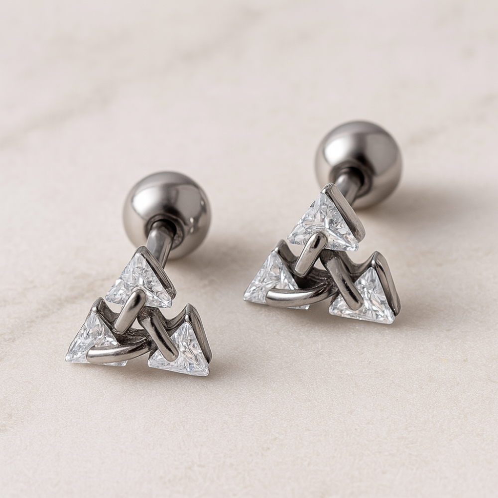 Trojúhelník | Minimalistické náušnice