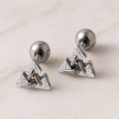 Trojúhelník | Minimalistické náušnice