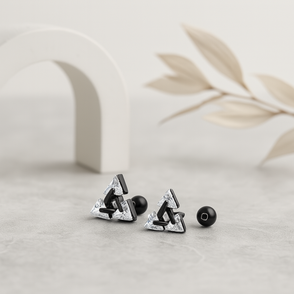 Trojúhelník | Minimalistické náušnice